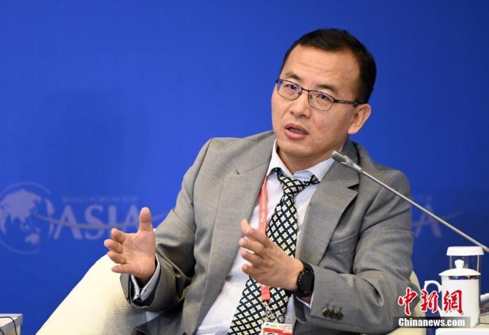 4月19日，博鰲亞洲論壇2021年年會“工業(yè)互聯(lián)網(wǎng)與數(shù)字化轉型”分論壇在海南博鰲舉行，華為技術有限公司公司戰(zhàn)略部總裁張文林出席并參與討論。 <a target='_blank' href='http://www.chinanews.com/'>中新社</a>記者 侯宇 攝