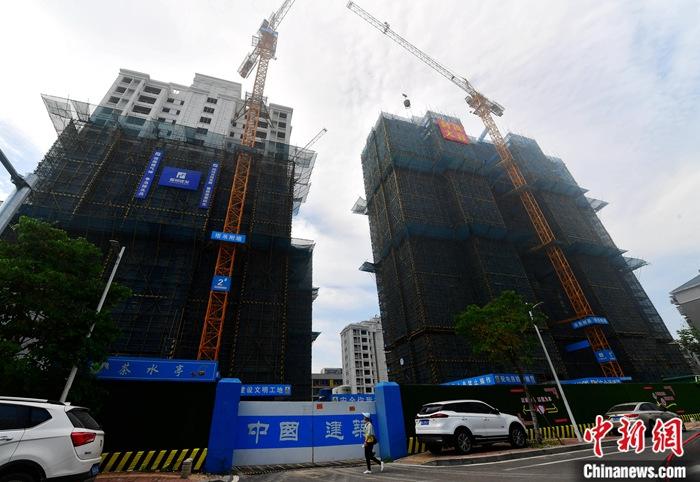 資料圖：開發(fā)建設(shè)中的房地產(chǎn)樓盤。 <a target='_blank' href='http://www.chinanews.com/'>中新社</a>記者 張斌 攝