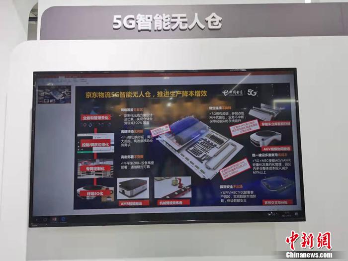 5G智能無人倉。<a target='_blank' href='http://www.chinanews.com/' >中新網(wǎng)</a>記者 李金磊 攝
