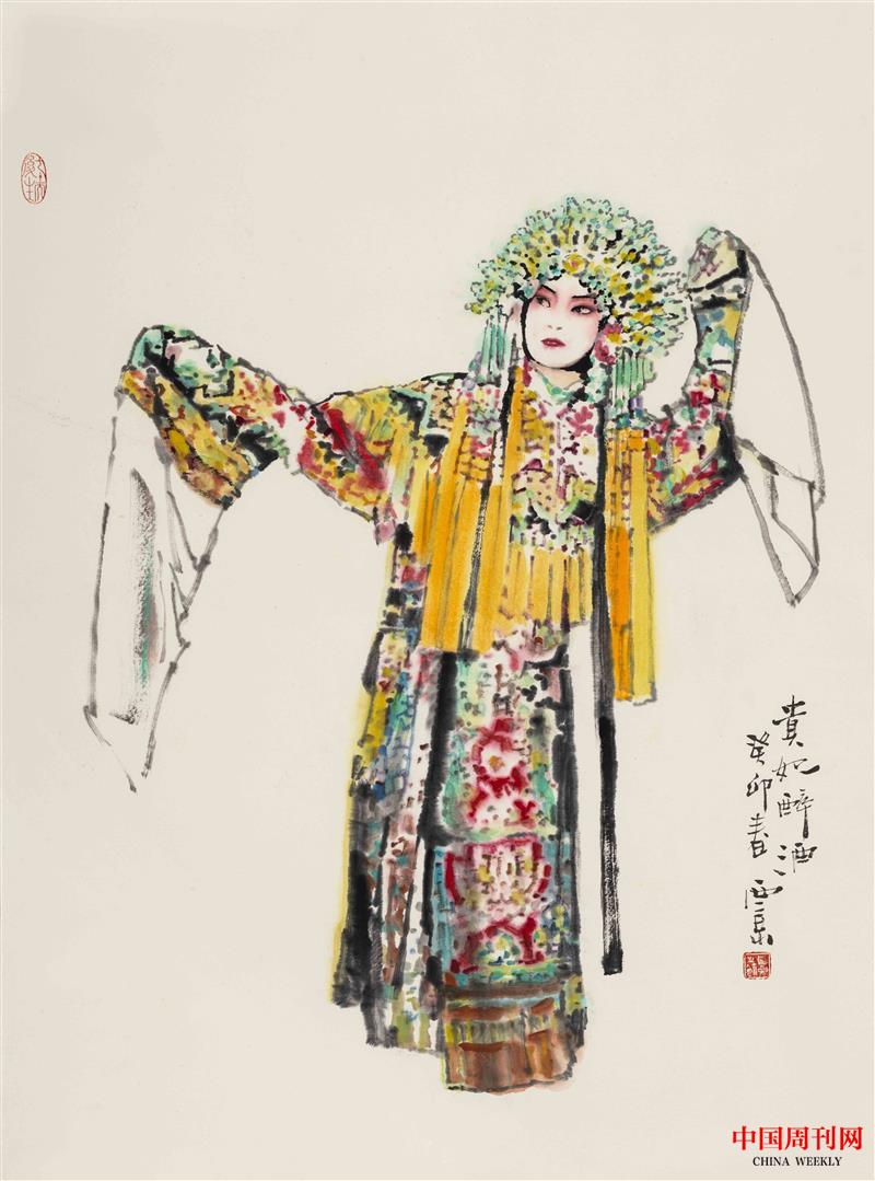 2《貴妃醉酒》 105X77cm 2023年.jpg 2《貴妃醉酒》 105X77cm 2023年.jpg