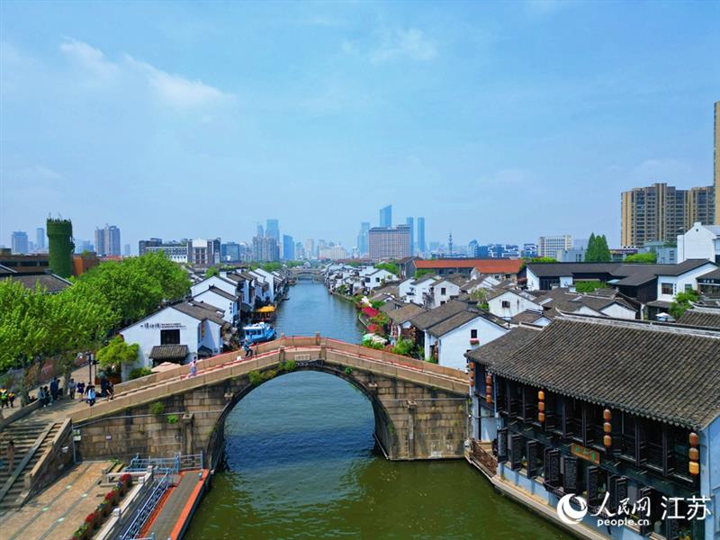 清名橋歷史文化街區(qū)一景。人民網(wǎng)記者 王繼亮攝